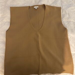 Topshop Camel Knit Top
